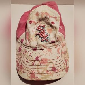 New Era Fits Pink & White Sox Cap Youth One Size Fits Most
